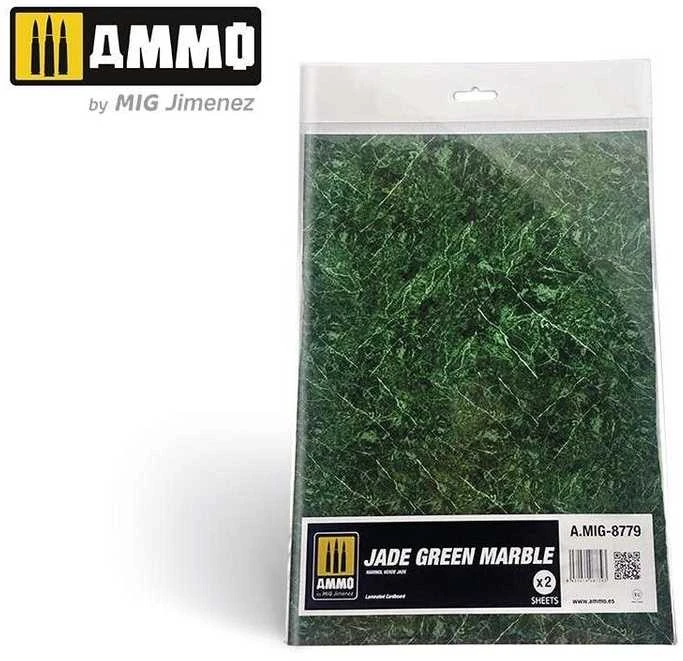 AMMO by MIG Jimenez AMMO MIG Jade Žalias marmuro lakštai modeliavimui, 2 vnt – 8779