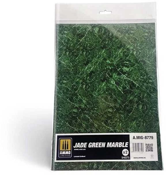 AMMO by MIG Jimenez AMMO MIG Jade Žalias marmuro lakštai modeliavimui, 2 vnt – 8779