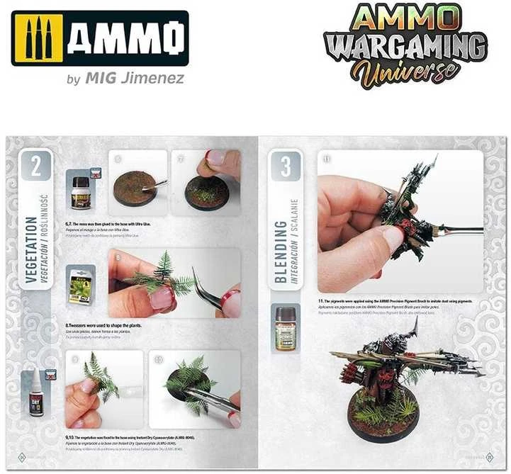 AMMO by MIG Jimenez AMMO MIG Knyga 07: Vešlios džiunglės – dioramų ir kraštovaizdžio vadovas 6926