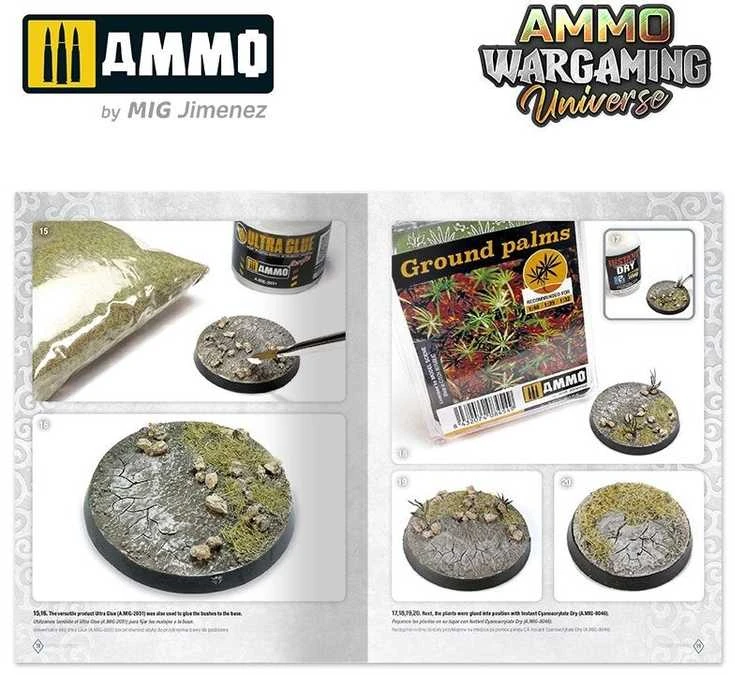 AMMO by MIG Jimenez AMMO MIG knyga „Distant Steppes“ – stepės dioramų vadovas