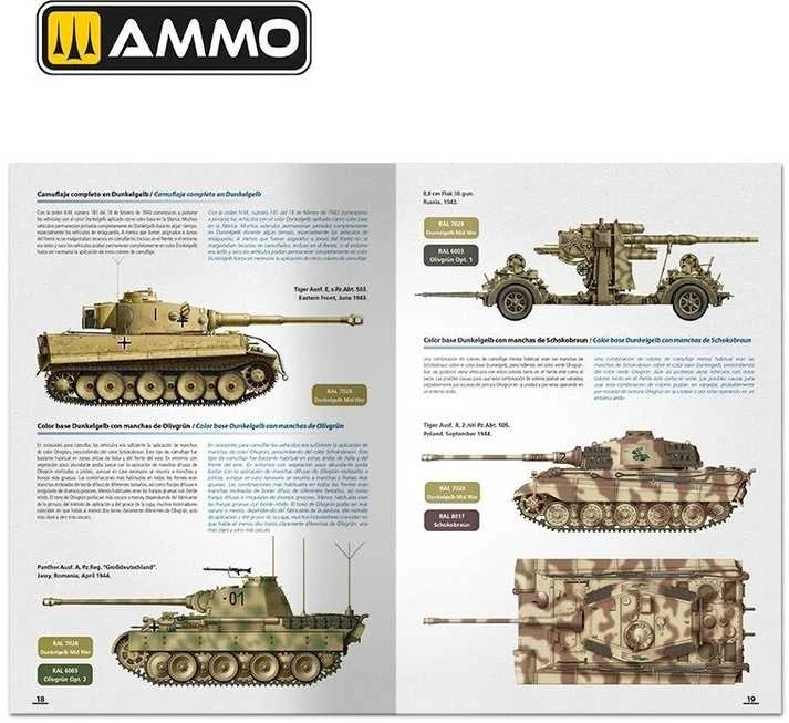 AMMO by MIG Jimenez AMMO MIG knyga: Vokiškų tankų dažymas 1943–1944, maskavimas, Zimmerit 6303
