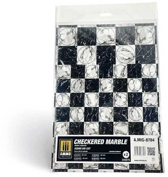 AMMO by MIG Jimenez AMMO MIG langelinio marmuro apvalūs lakštai wargame bazėms 8784
