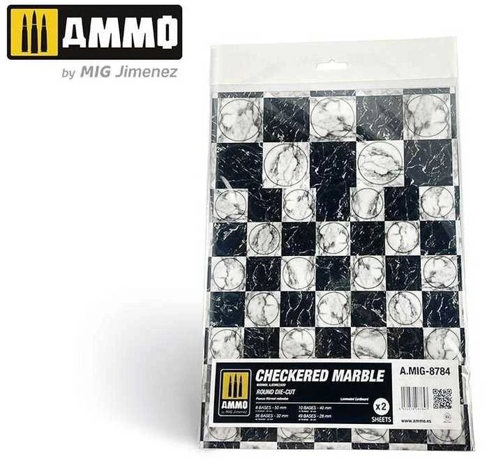 AMMO by MIG Jimenez AMMO MIG langelinio marmuro apvalūs lakštai wargame bazėms 8784