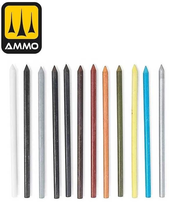 AMMO by MIG Jimenez AMMO MIG LOCK ‘N LOAD sendinimo pieštukų rinkinys, 13 spalvų