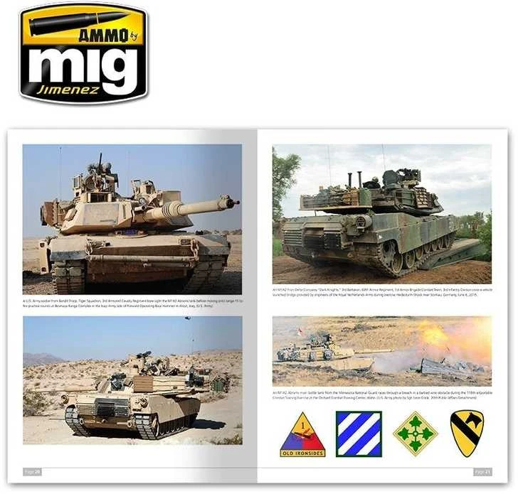 AMMO by MIG Jimenez AMMO MIG M1A2 SEP Abrams tanko fotoalbumas ir dažymo gidas (EN)
