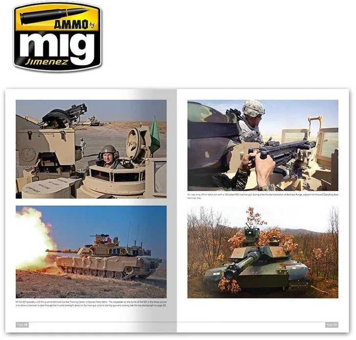 AMMO by MIG Jimenez AMMO MIG M1A2 SEP Abrams tanko fotoalbumas ir dažymo gidas (EN)