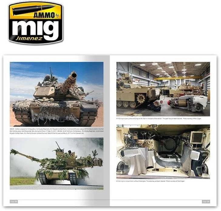 AMMO by MIG Jimenez AMMO MIG M1A2 SEP Abrams tanko fotoalbumas ir dažymo gidas (EN)
