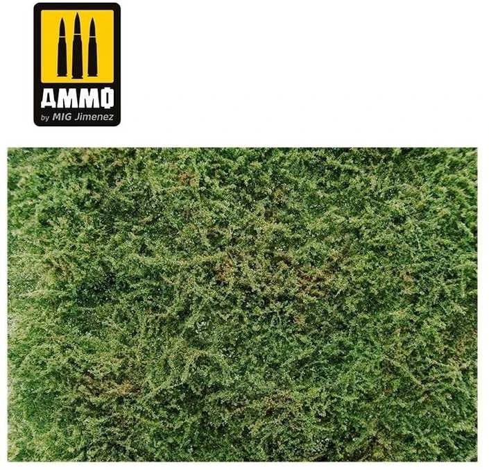 AMMO by MIG Jimenez AMMO MIG miško pievos žolės kilimėlis su krūmais, vasara