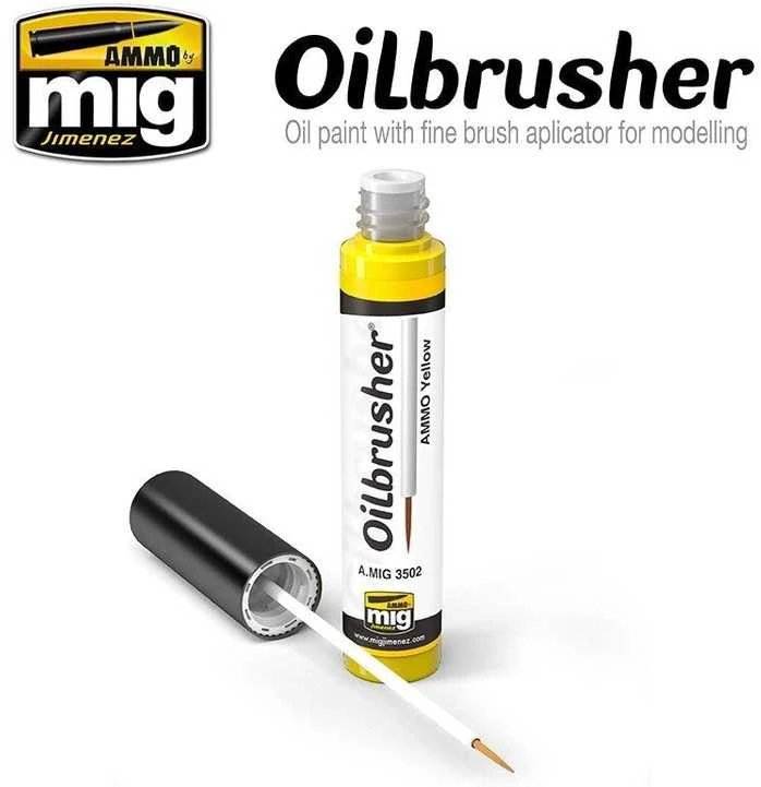 AMMO by MIG Jimenez AMMO MIG Oilbrusher auksinė 3539 – aliejiniai dažai sendinimui