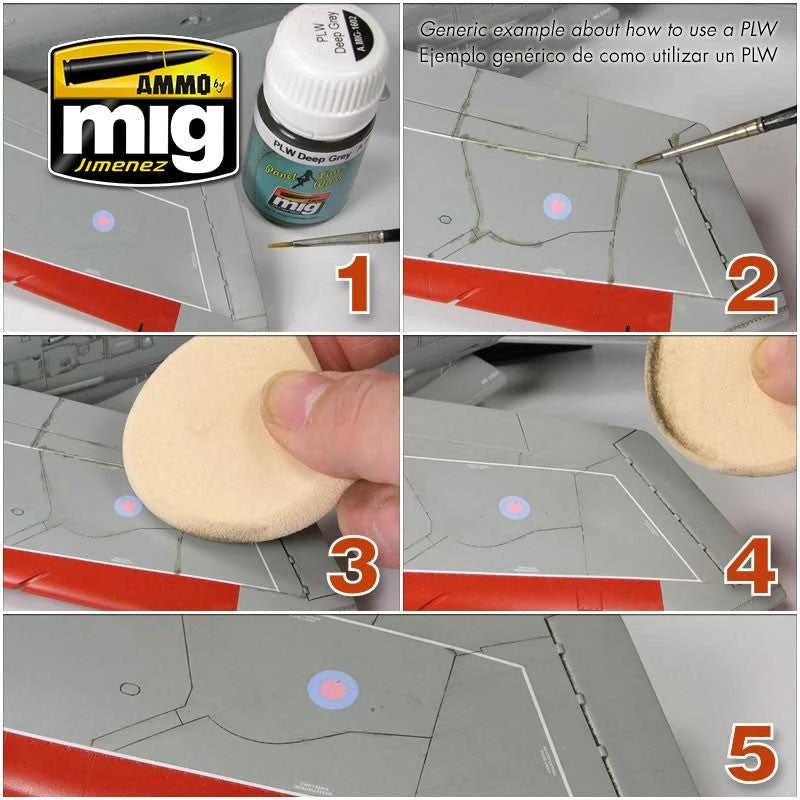 AMMO by MIG Jimenez AMMO MIG Panel Line Wash gilus rudas sendinimo skystis 35 ml