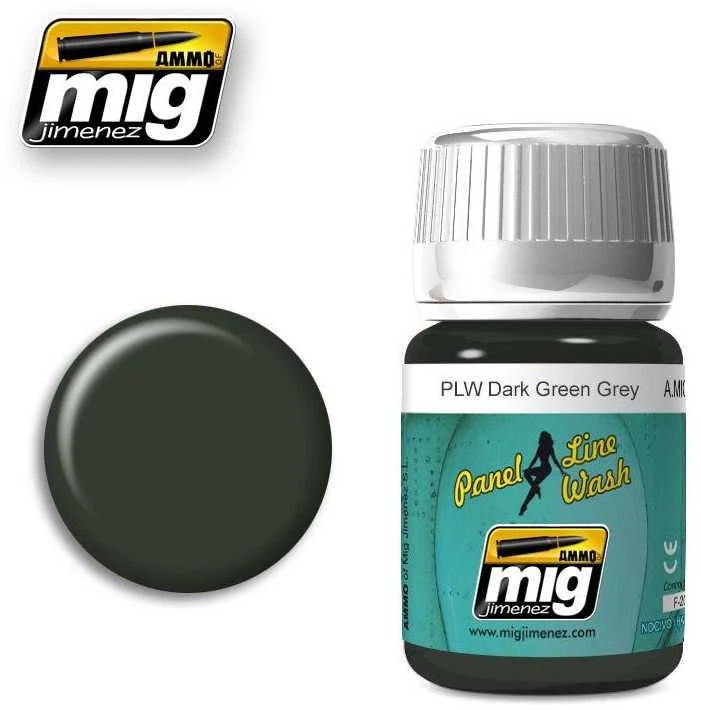 AMMO by MIG Jimenez AMMO MIG panelių ploviklis Dark Žalias Pilkas, 35 ml, RLM 70/71
