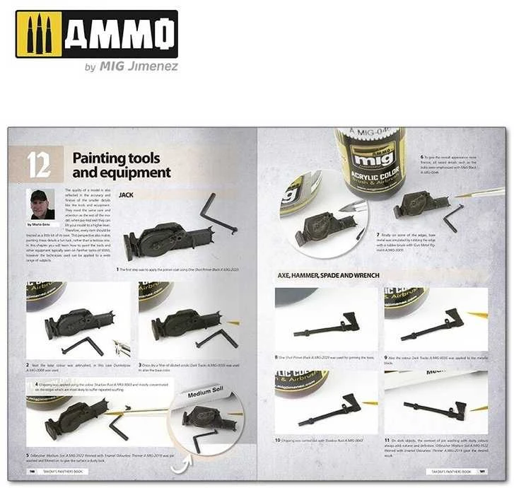 AMMO by MIG Jimenez AMMO MIG Panther Takom: modeliavimo knyga (anglų k.), 6270