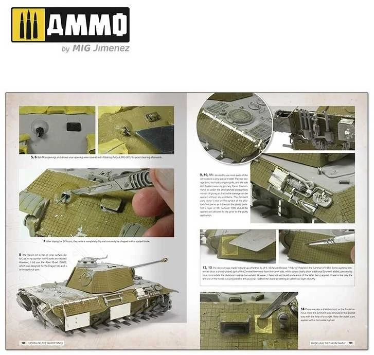 AMMO by MIG Jimenez AMMO MIG Panther Takom: modeliavimo knyga (anglų k.), 6270