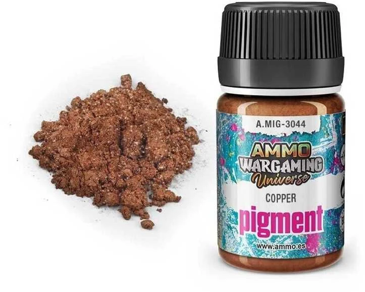 AMMO by MIG Jimenez AMMO MIG pigmentas Copper 35 ml – vario efektas miniatiūroms, 3044