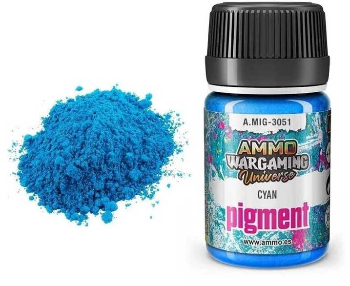 AMMO by MIG Jimenez AMMO MIG Pigmentas Cyan 35 ml – figūrėlėms ir dioramoms