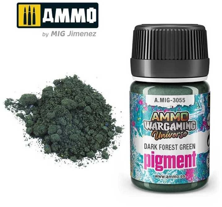 AMMO by MIG Jimenez AMMO MIG pigmentas Dark Forest Žalias, 35 ml (A.MIG-3055)