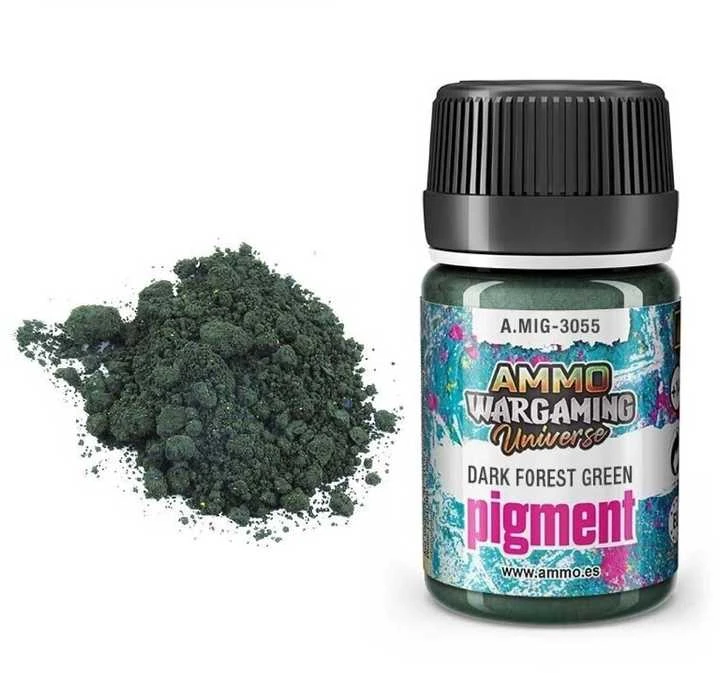 AMMO by MIG Jimenez AMMO MIG pigmentas Dark Forest Žalias, 35 ml (A.MIG-3055)