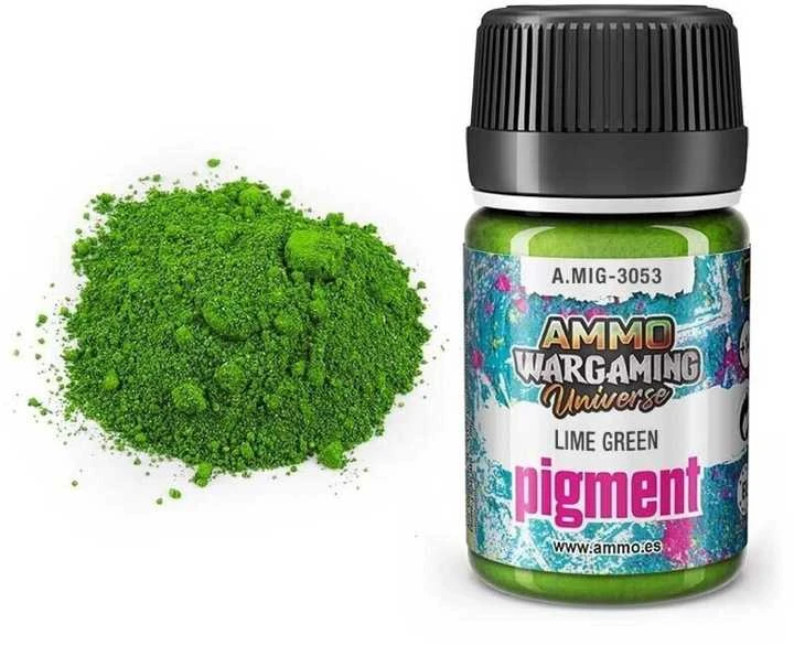 AMMO by MIG Jimenez AMMO MIG Pigmentas Lime Žalias 35 ml – laimo žalia (3053)