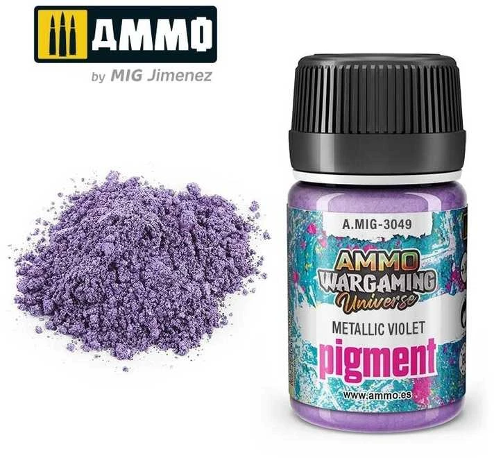 AMMO by MIG Jimenez AMMO MIG pigmentas Metallic Violet 35 ml A.MIG-3049 miniatiūroms