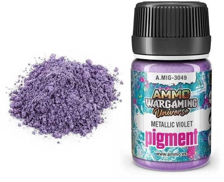 AMMO by MIG Jimenez AMMO MIG pigmentas Metallic Violet 35 ml A.MIG-3049 miniatiūroms