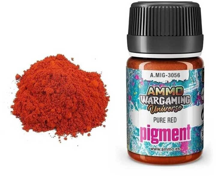AMMO by MIG Jimenez AMMO MIG pigmentas Pure Raudona 35 ml – gryna raudona modeliavimui 3056