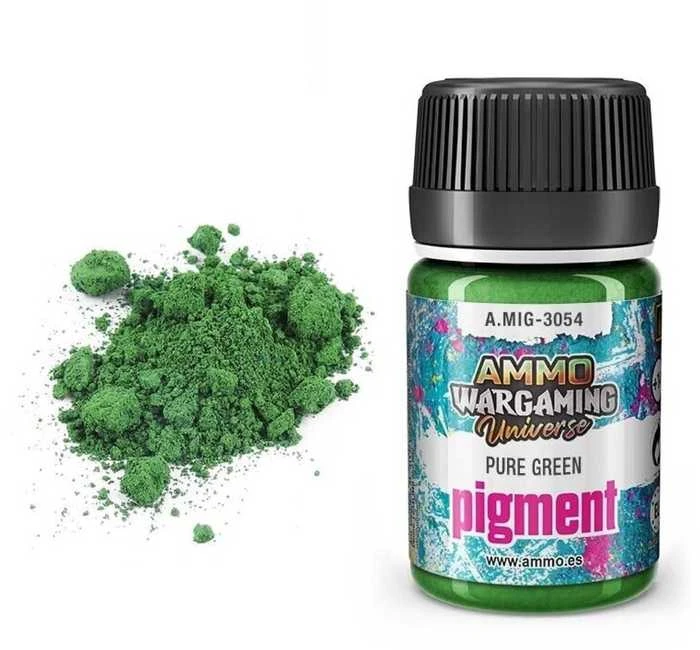AMMO by MIG Jimenez AMMO MIG pigmentas Pure Žalias 35 ml (3054) – urbanistiniams efektams