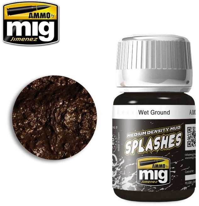 AMMO by MIG Jimenez AMMO MIG purvo efektas SPLASHES WET GROUND, emalis 35 ml