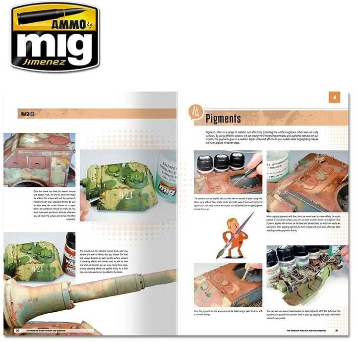 AMMO by MIG Jimenez AMMO MIG: Rūdžių ir oksidacijos efektų vadovas modeliavimui 6098