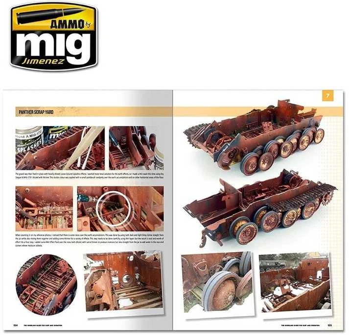 AMMO by MIG Jimenez AMMO MIG: Rūdžių ir oksidacijos efektų vadovas modeliavimui 6098