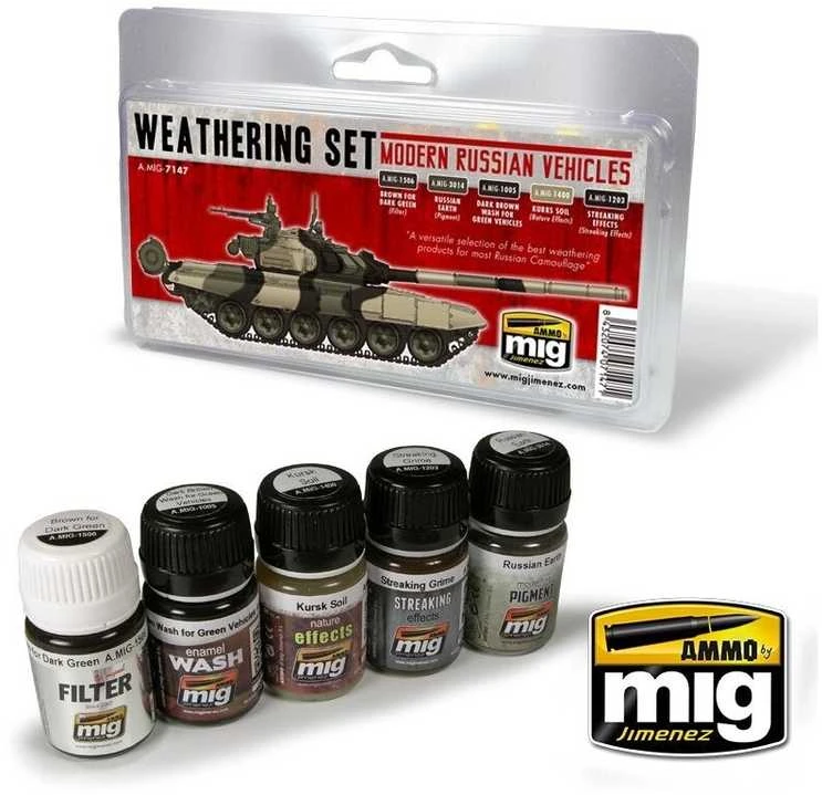 AMMO by MIG Jimenez AMMO MIG rusų šarvuotos technikos sendinimo rinkinys 7147