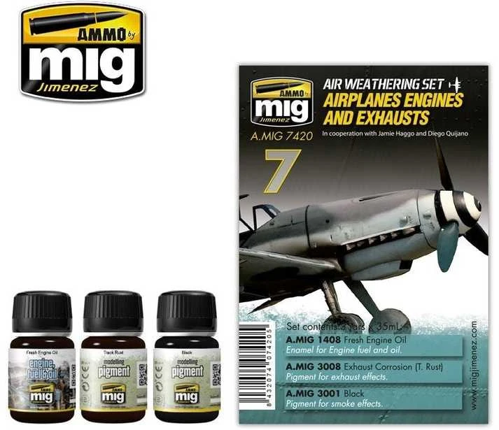 AMMO by MIG Jimenez AMMO MIG sendinimo rinkinys lėktuvų varikliams ir išmetimams