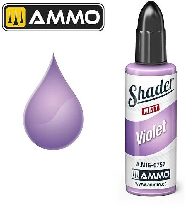 AMMO by MIG Jimenez AMMO MIG Shader matiniai violetiniai dažai modeliavimui 10 ml (0752)