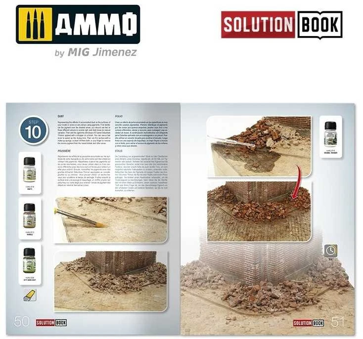 AMMO by MIG Jimenez AMMO MIG Solution Book: Plytinių pastatų dažymas ir sendinimas (6510)