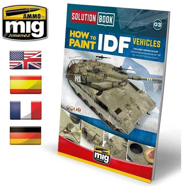 AMMO by MIG Jimenez AMMO MIG Solution Book – IDF technikos dažymo vadovas, 6501