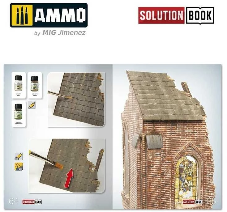 AMMO by MIG Jimenez AMMO MIG Solution Book: Plytinių pastatų dažymas ir sendinimas (6510)
