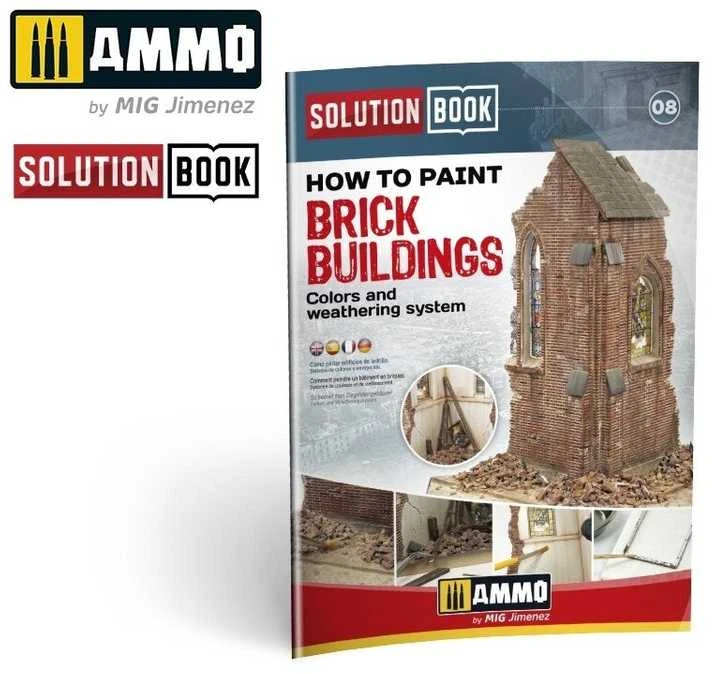 AMMO by MIG Jimenez AMMO MIG Solution Book: Plytinių pastatų dažymas ir sendinimas (6510)