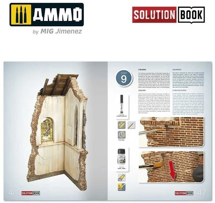 AMMO by MIG Jimenez AMMO MIG Solution Book: Plytinių pastatų dažymas ir sendinimas (6510)