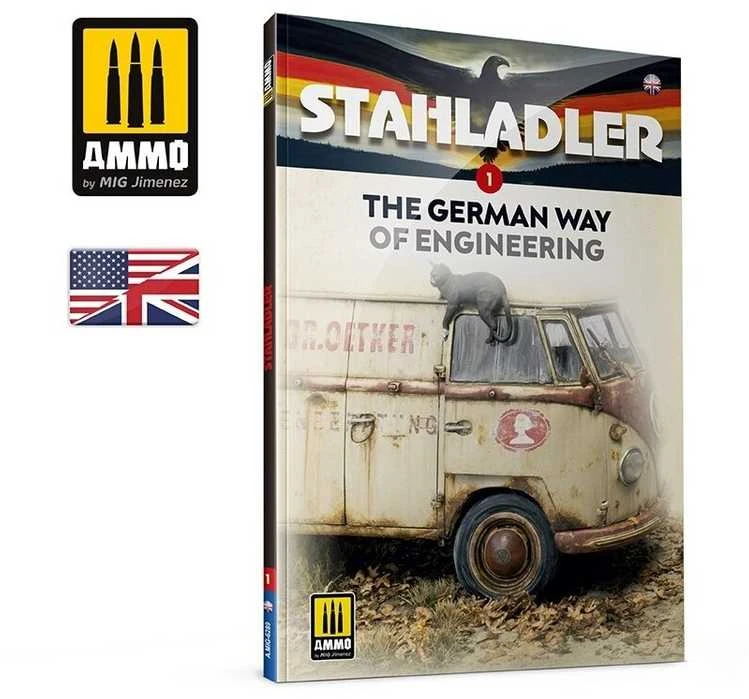 AMMO by MIG Jimenez AMMO MIG STAHLADLER 1: vokiškų modelių konstravimo ir dažymo knyga
