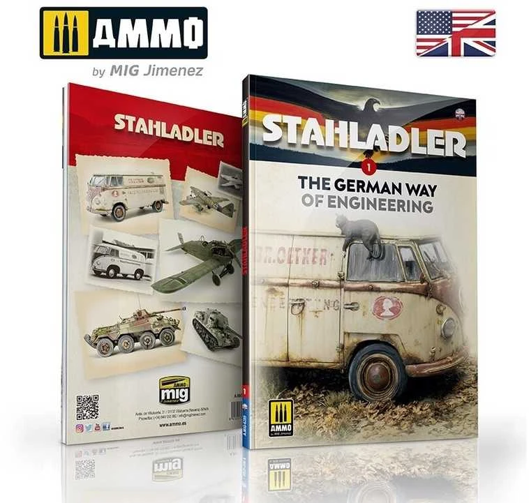 AMMO by MIG Jimenez AMMO MIG STAHLADLER 1: vokiškų modelių konstravimo ir dažymo knyga