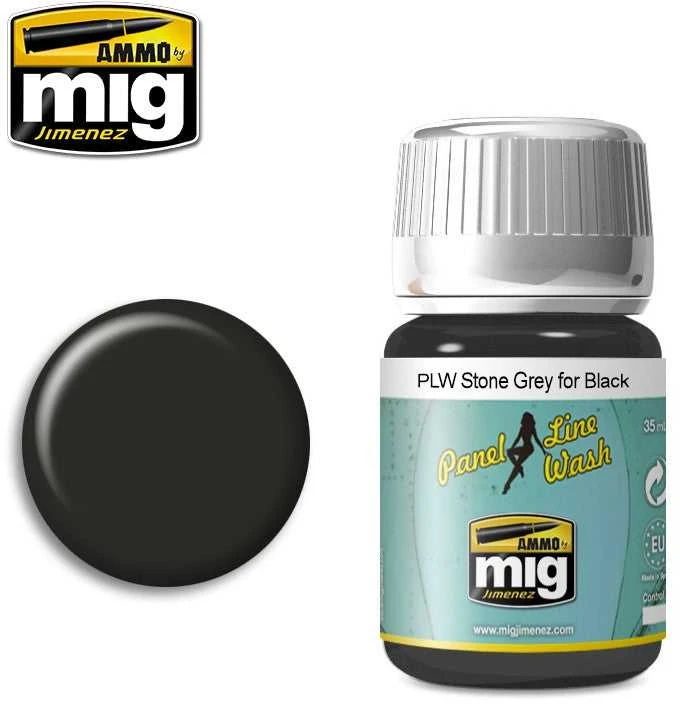 AMMO by MIG Jimenez AMMO MIG Stone Pilkas panelių ploviklis juodam paviršiui 35ml