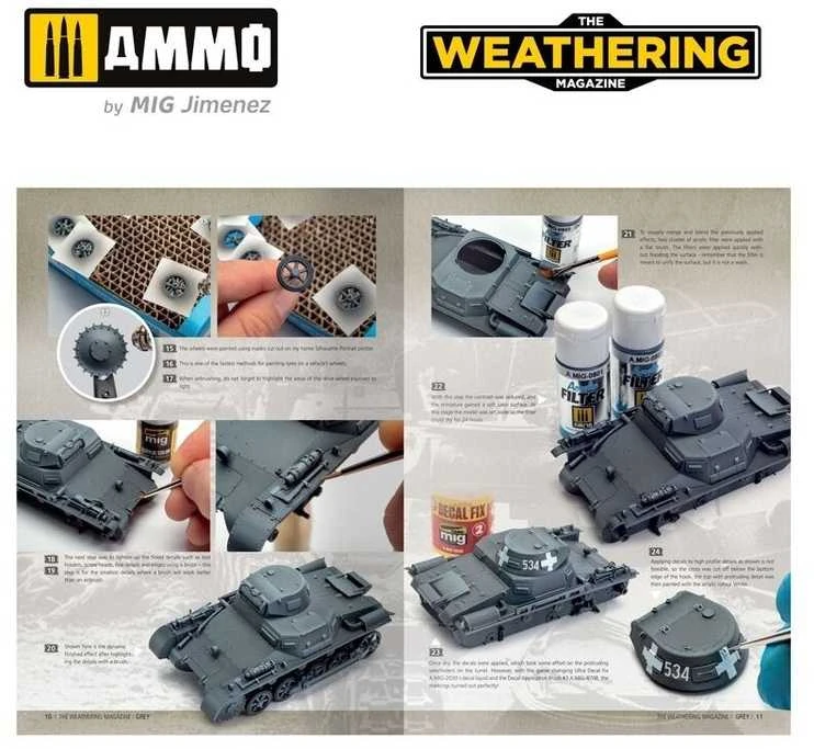 AMMO by MIG Jimenez AMMO MIG The Weathering Magazine Nr.35 „Pilka“ (anglų k.)