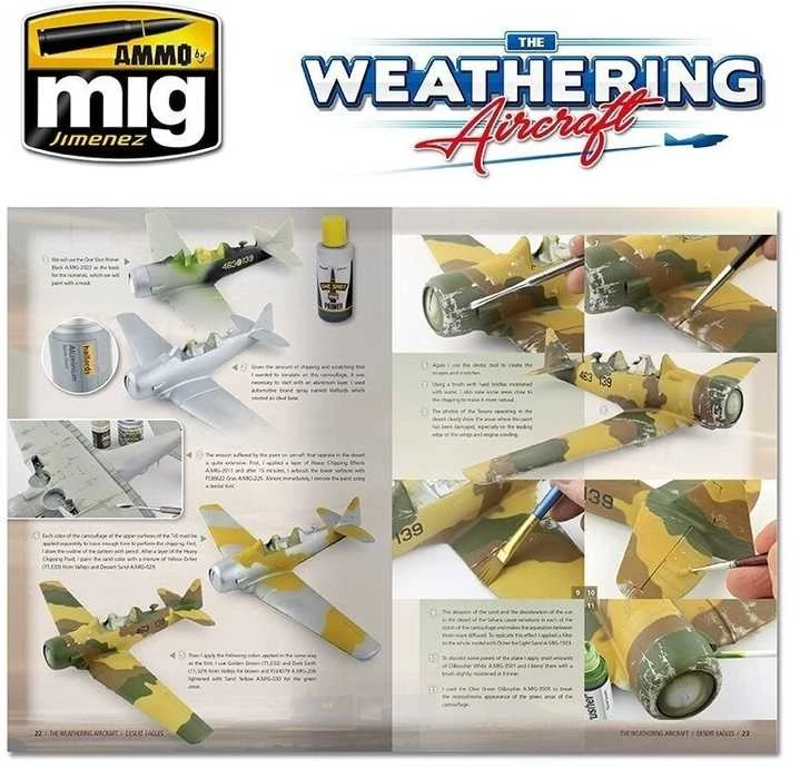 AMMO by MIG Jimenez AMMO MIG The Weathering Aircraft Nr. 9 Desert Eagles žurnalas (EN) 5209