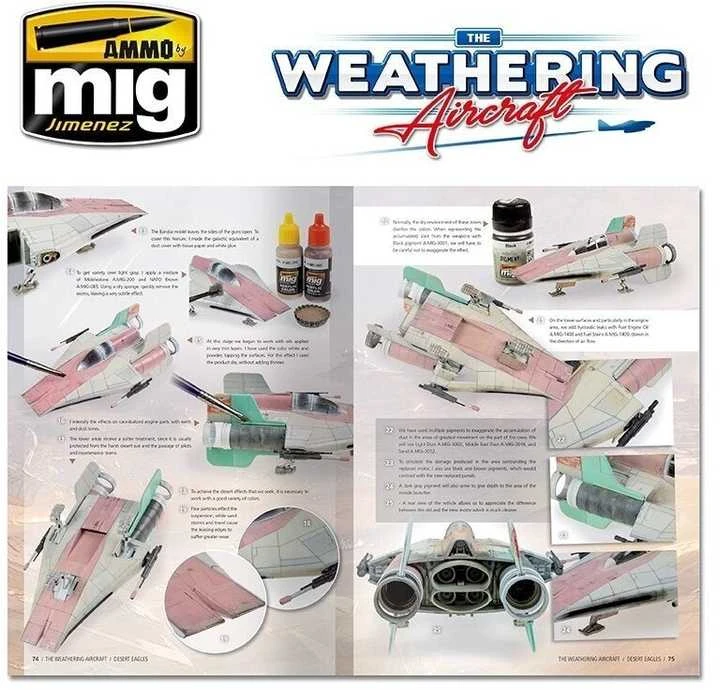 AMMO by MIG Jimenez AMMO MIG The Weathering Aircraft Nr. 9 Desert Eagles žurnalas (EN) 5209