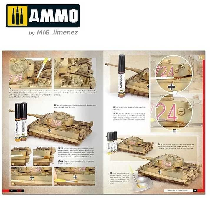 AMMO by MIG Jimenez AMMO MIG „Tigers“: Tiger I Ryefield tankų modelių vadovas (EN)