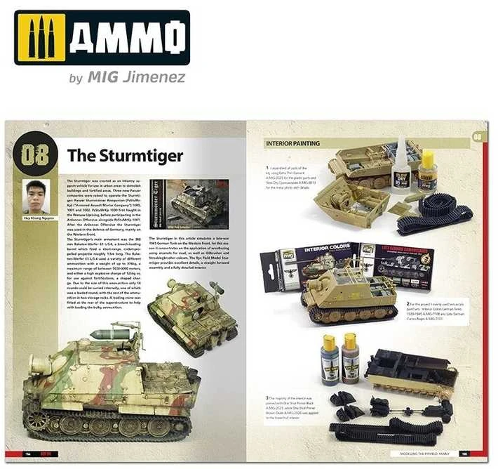 AMMO by MIG Jimenez AMMO MIG „Tigers“: Tiger I Ryefield tankų modelių vadovas (EN)