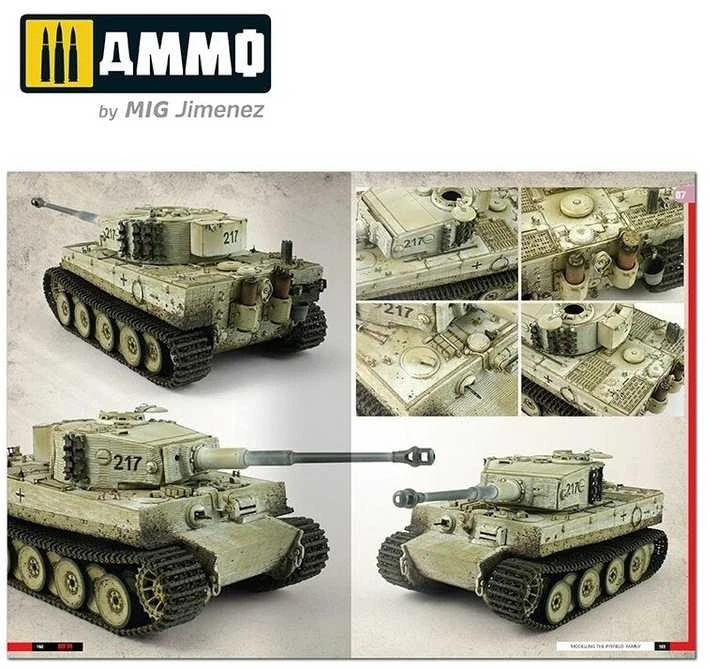 AMMO by MIG Jimenez AMMO MIG „Tigers“: Tiger I Ryefield tankų modelių vadovas (EN)