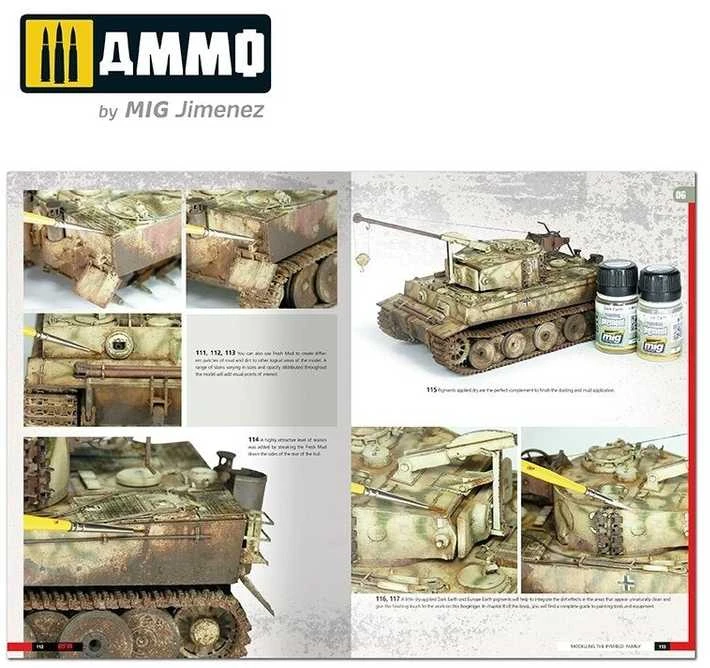 AMMO by MIG Jimenez AMMO MIG „Tigers“: Tiger I Ryefield tankų modelių vadovas (EN)