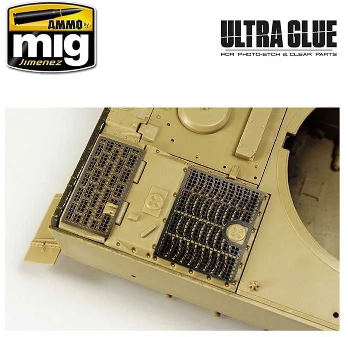 AMMO by MIG Jimenez AMMO MIG Ultra Glue akriliniai klijai skaidrioms ir PE detalėms, 40 ml