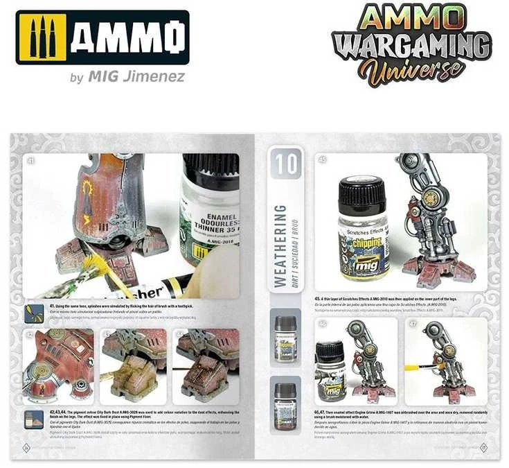 AMMO by MIG Jimenez AMMO MIG Wargaming knyga: kovinių šarvų sendinimo technikos