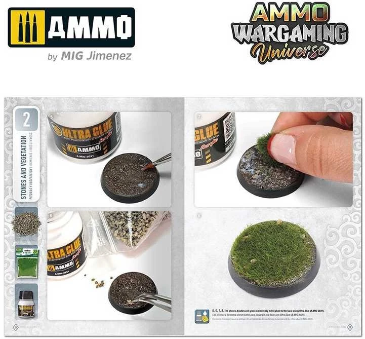 AMMO by MIG Jimenez AMMO MIG Wargaming knyga Nr.10 – Derlingos pievos dioramoms (40 p.)